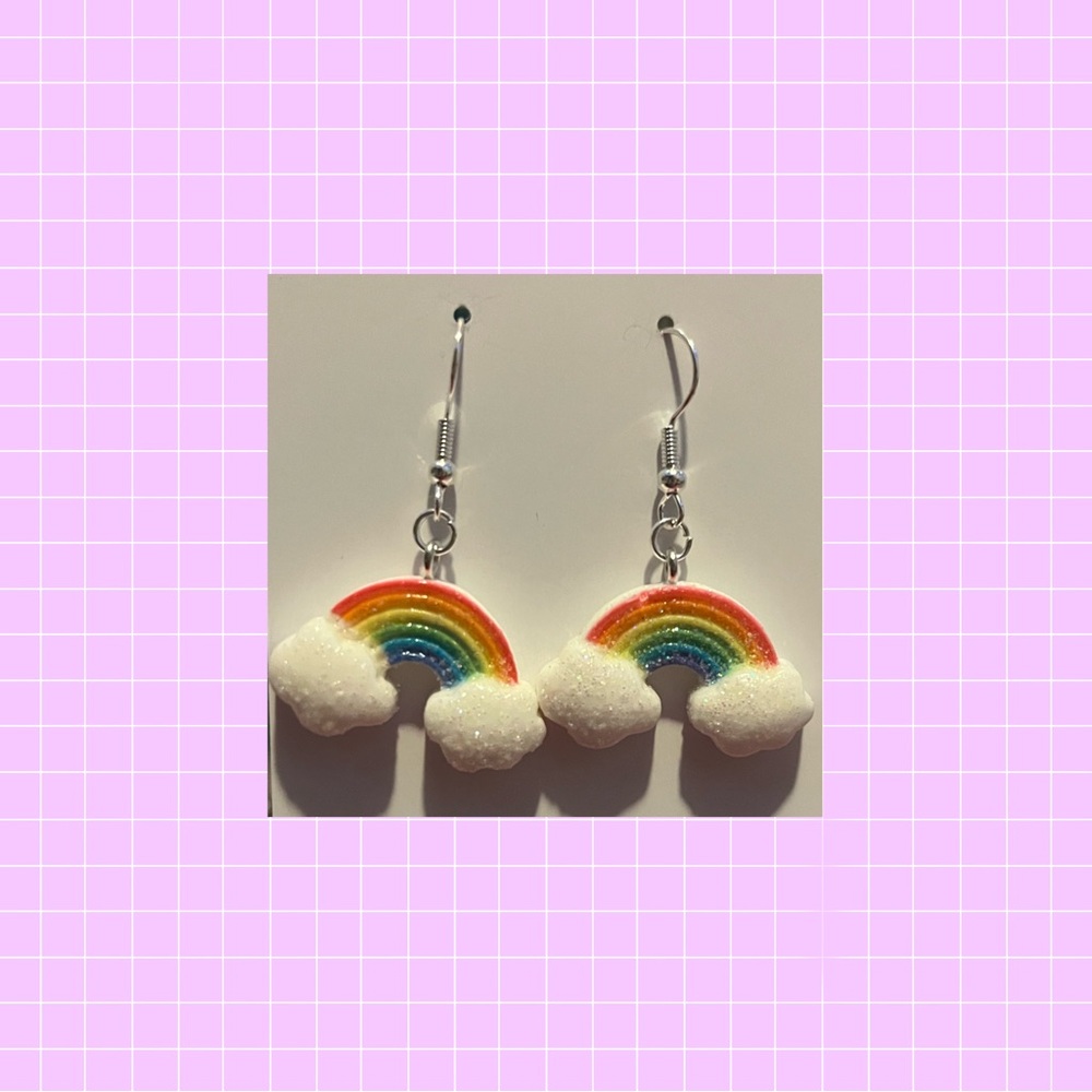 Rainbow earrings